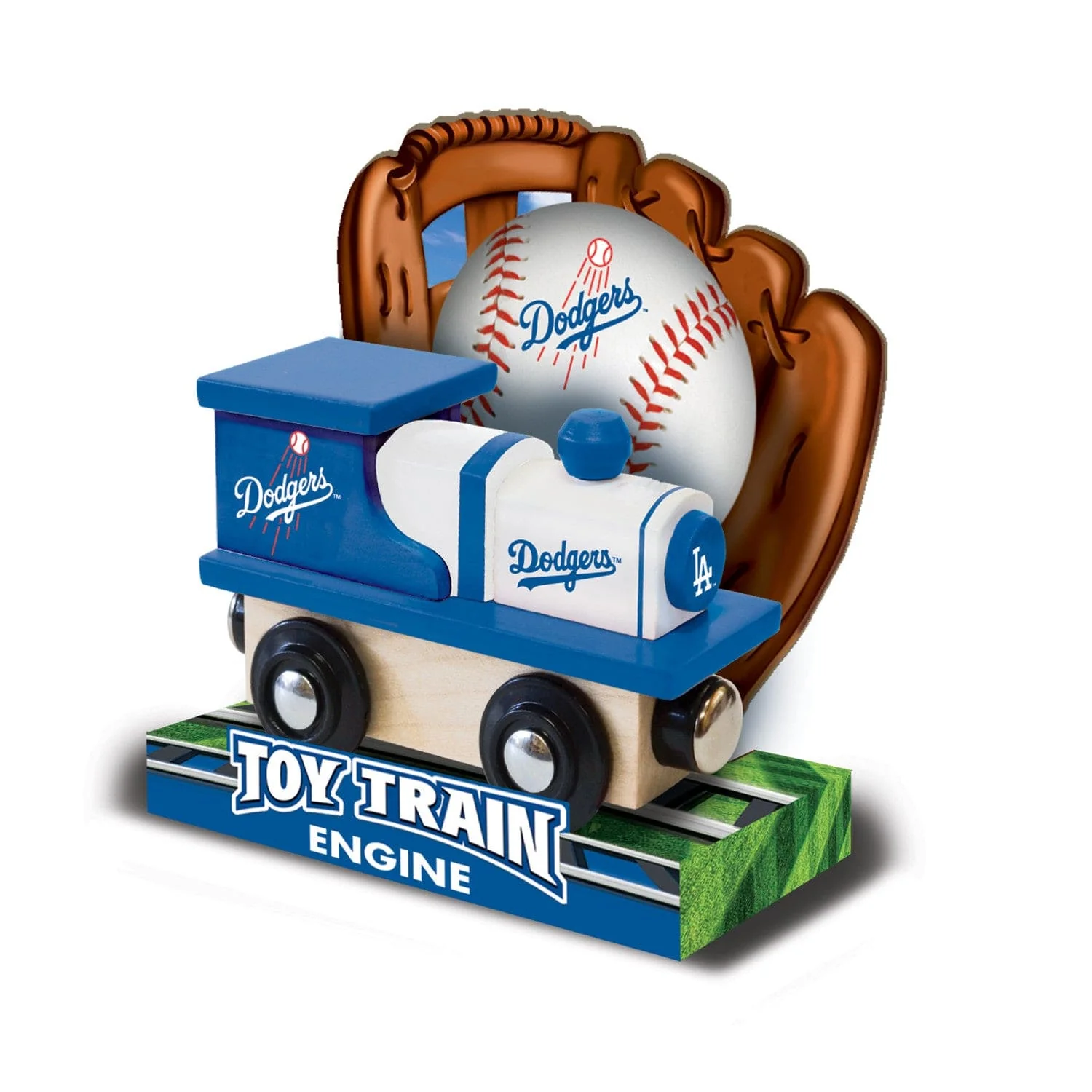 Los Angeles Dodgers Toy Train Engine - Image 4