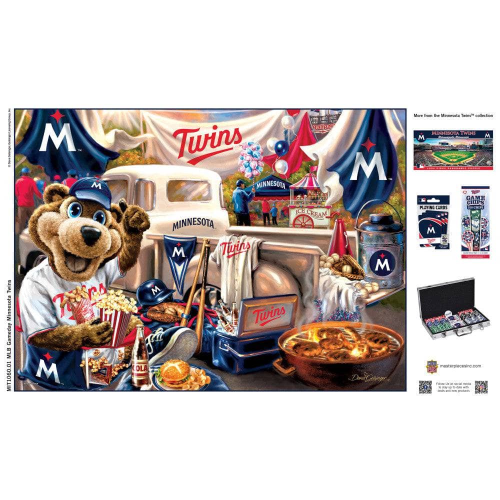 Minnesota Twins - Gameday 1000 Piece Jigsaw Puzzle - Image 4