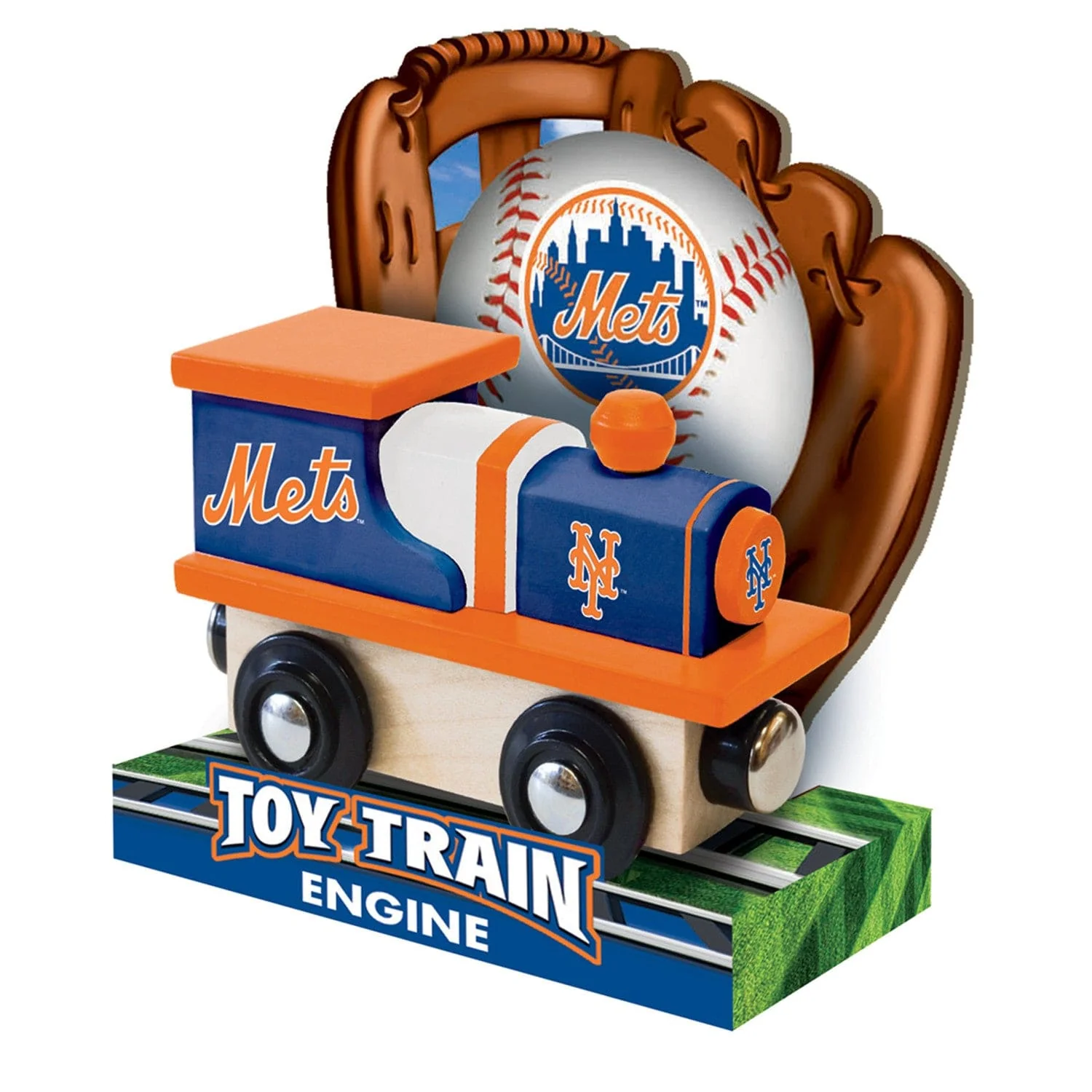 New York Mets Toy Train Engine - Image 3