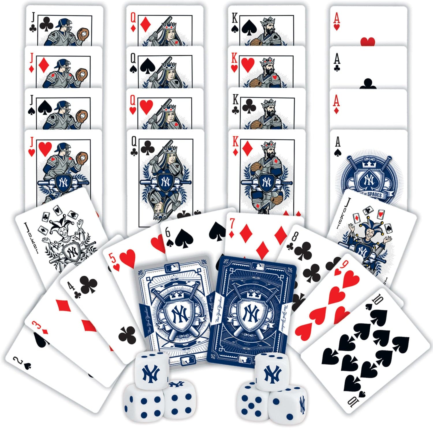 New York Yankees - 2-Pack Playing Cards & Dice Set - Image 2