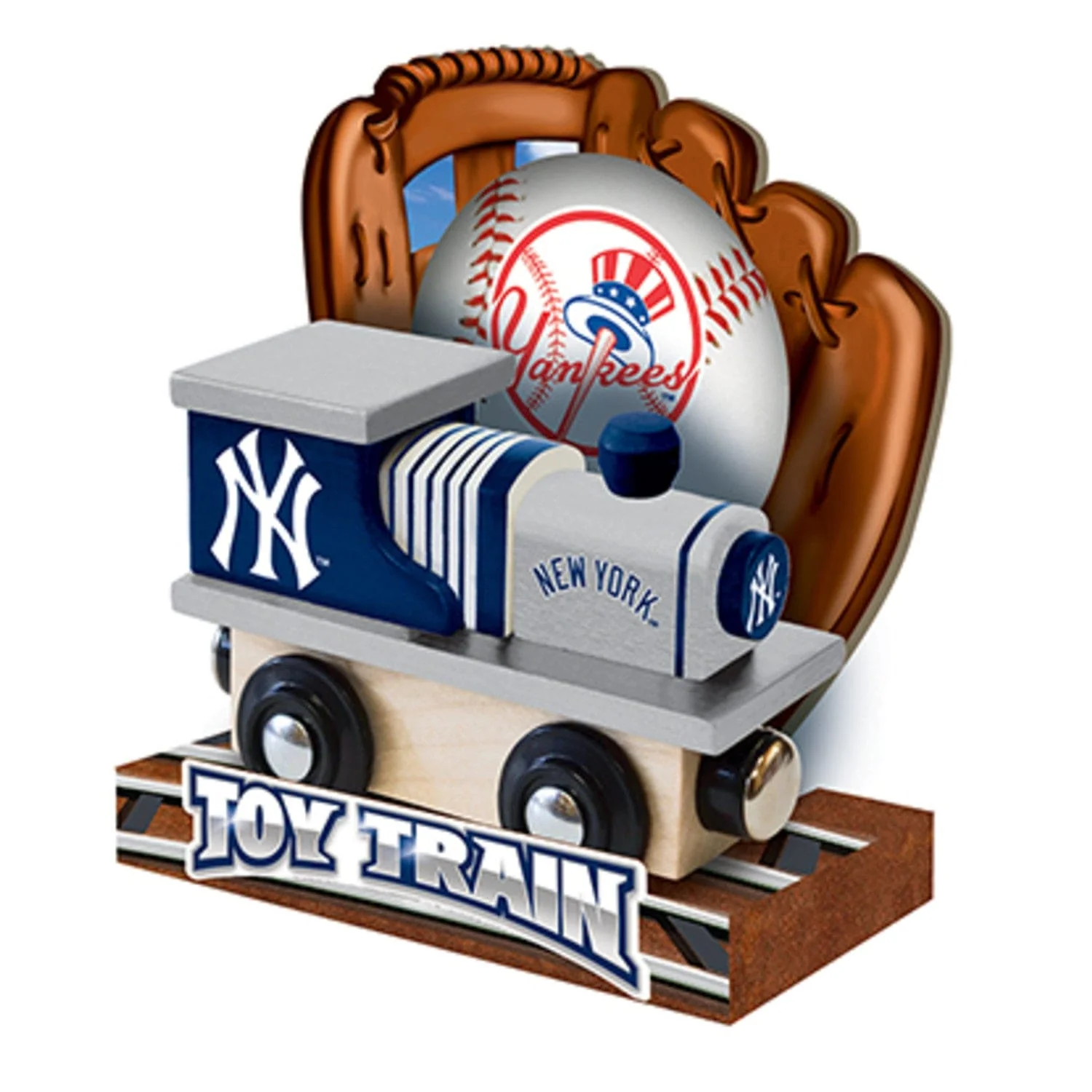 New York Yankees Toy Train Engine - Image 3