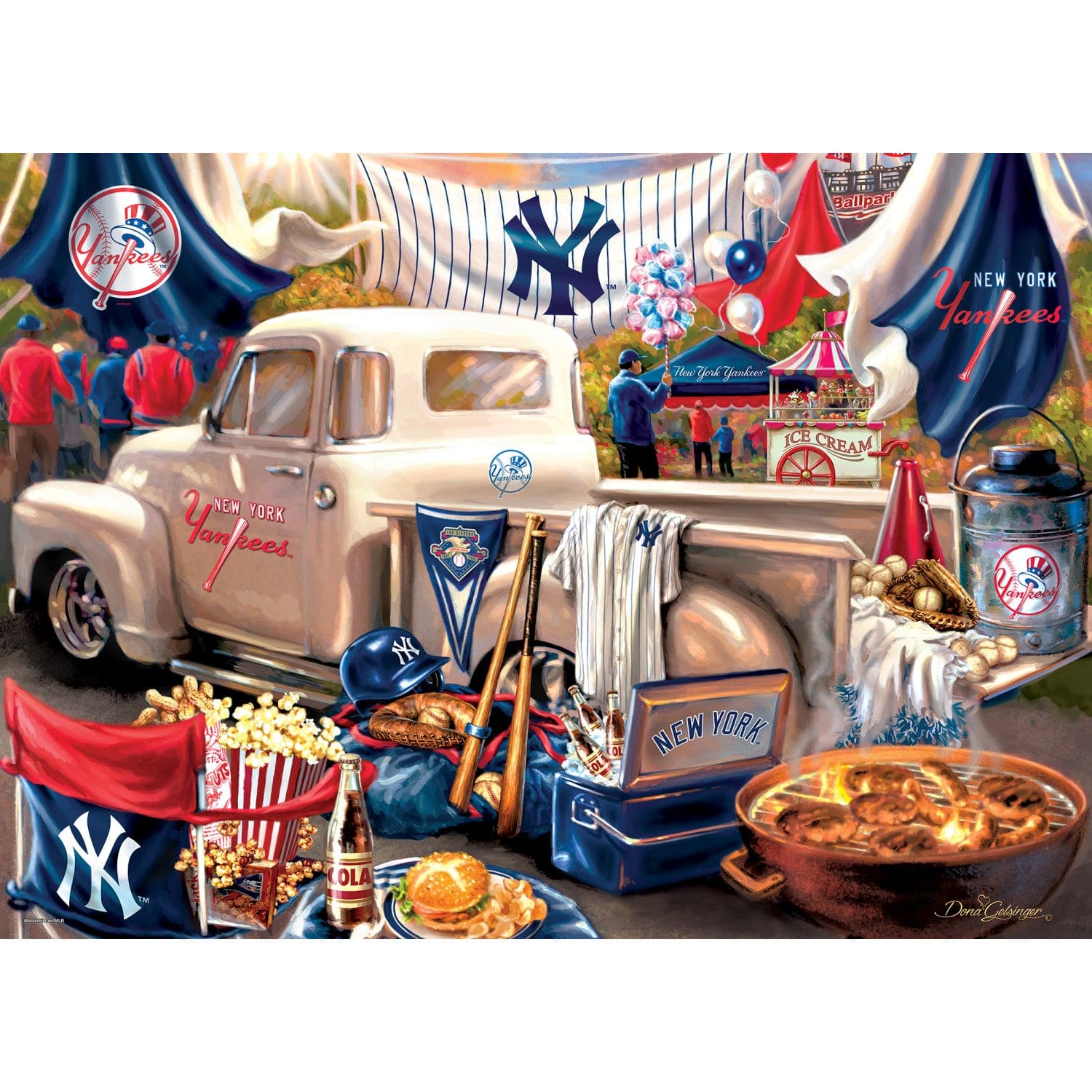 New York Yankees - Gameday 1000 Piece Jigsaw Puzzle - Image 2