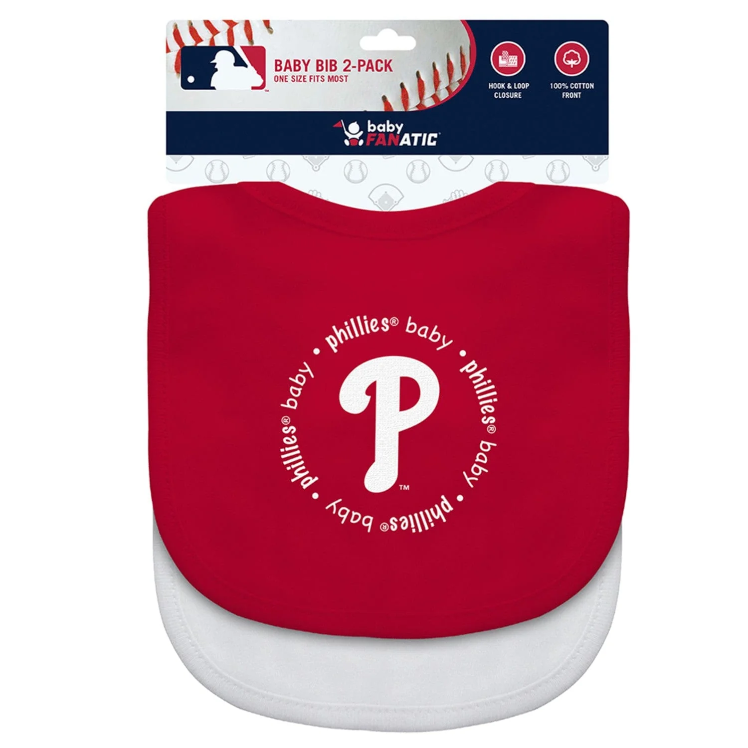 Philadelphia Phillies - Baby Bibs 2-Pack - Image 2