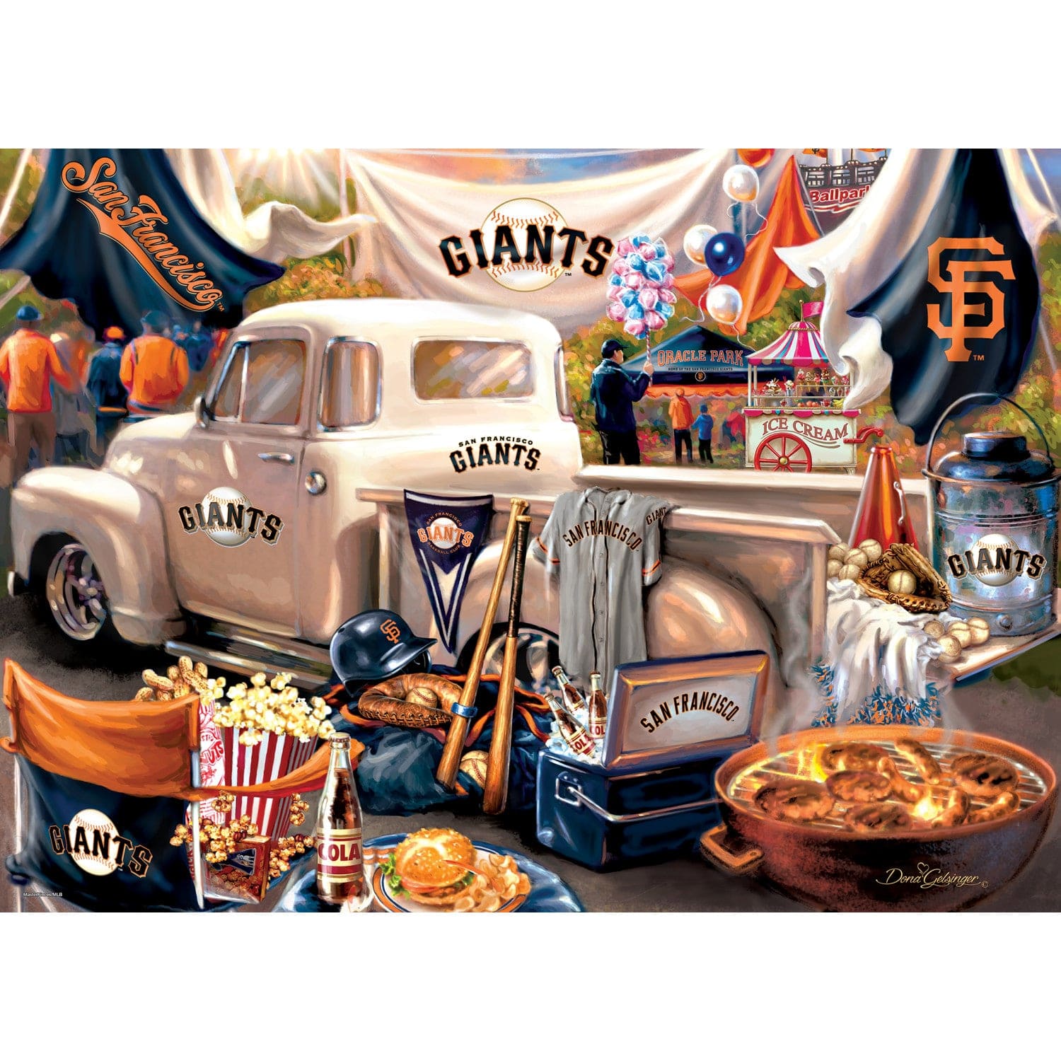 San Francisco Giants - Gameday 1000 Piece Jigsaw Puzzle - Image 2