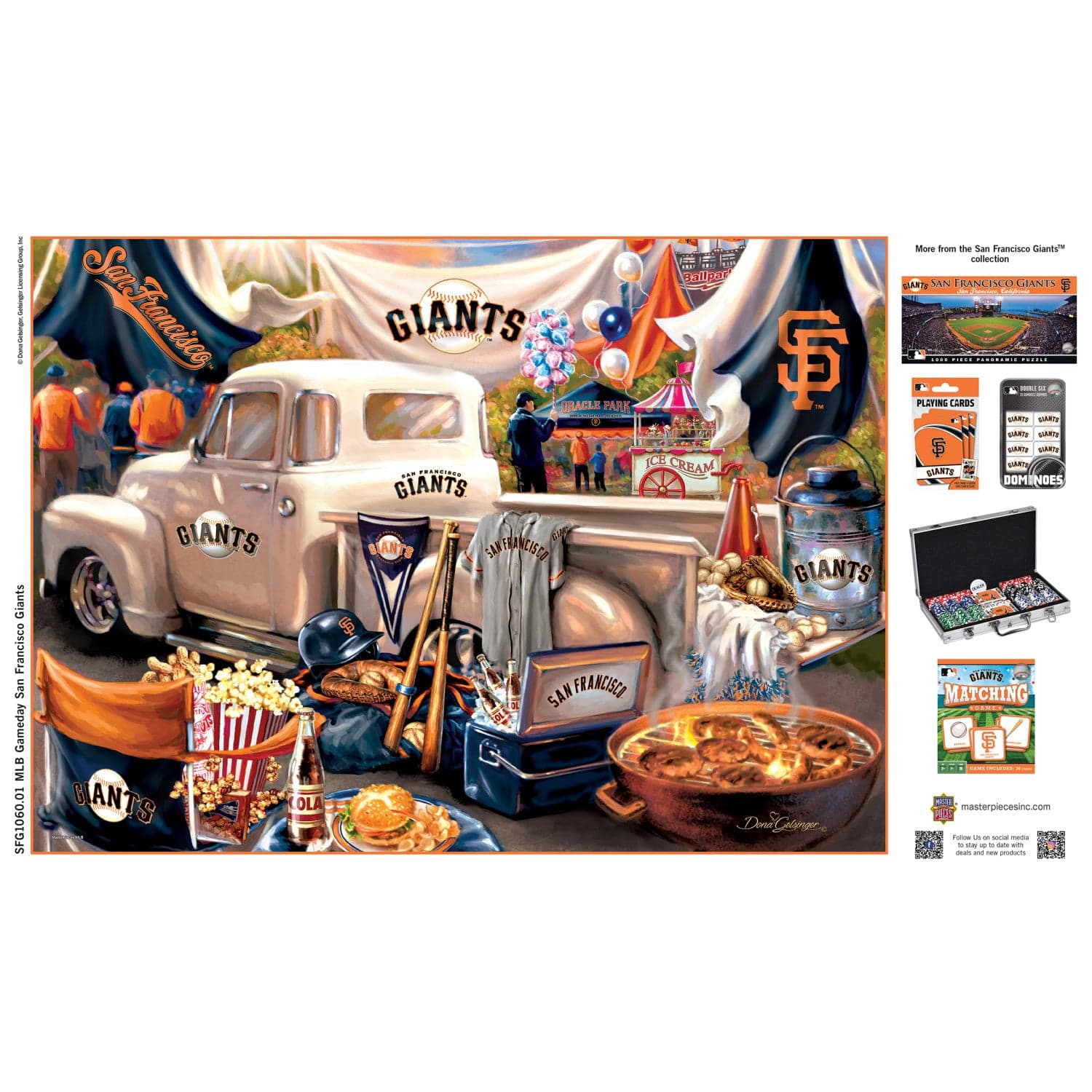 San Francisco Giants - Gameday 1000 Piece Jigsaw Puzzle - Image 4