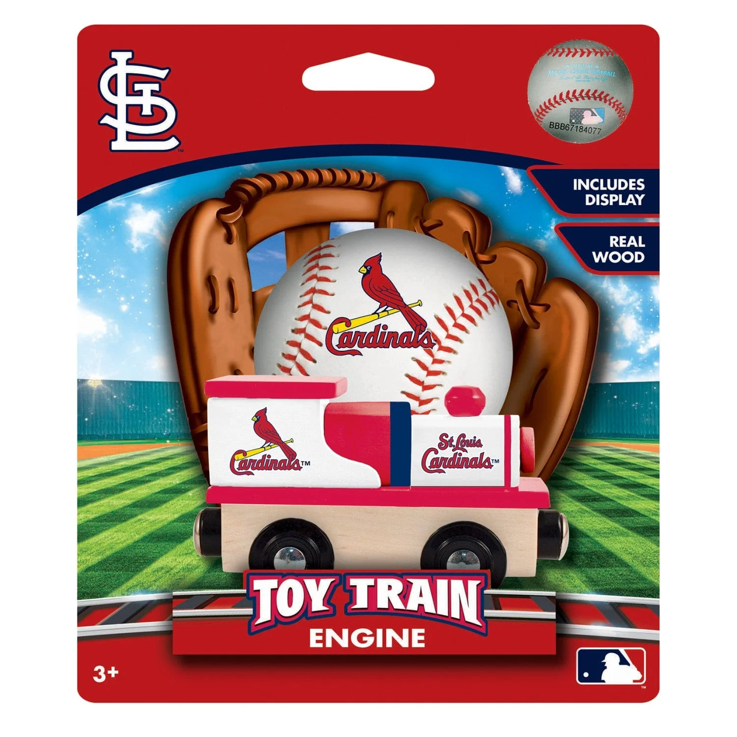 St. Louis Cardinals Toy Train Engine - Image 2