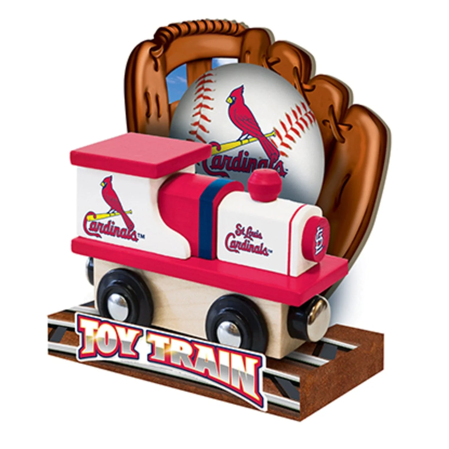 St. Louis Cardinals Toy Train Engine - Image 3