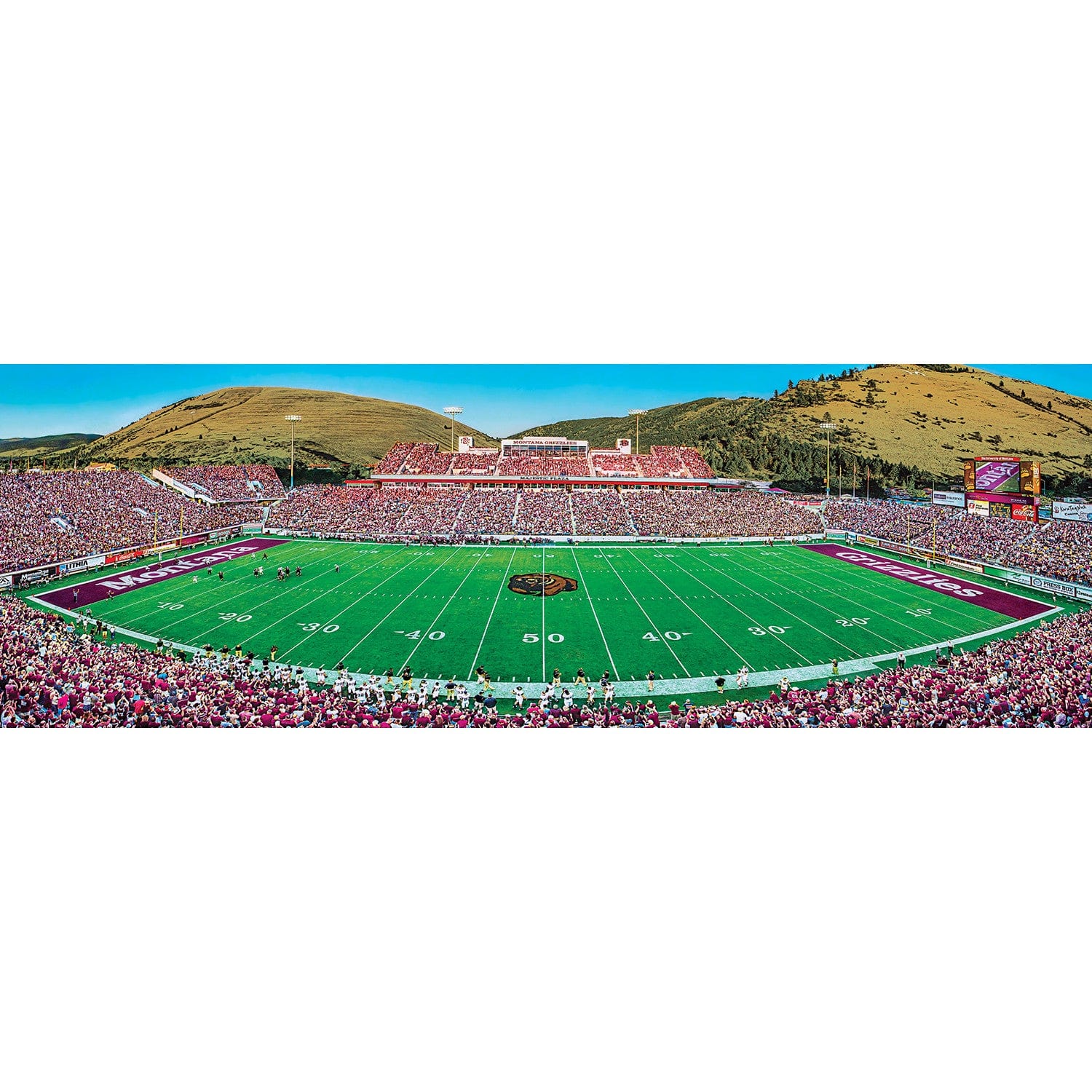 Montana Grizzlies - 1000 Piece Panoramic Jigsaw Puzzle - Image 2
