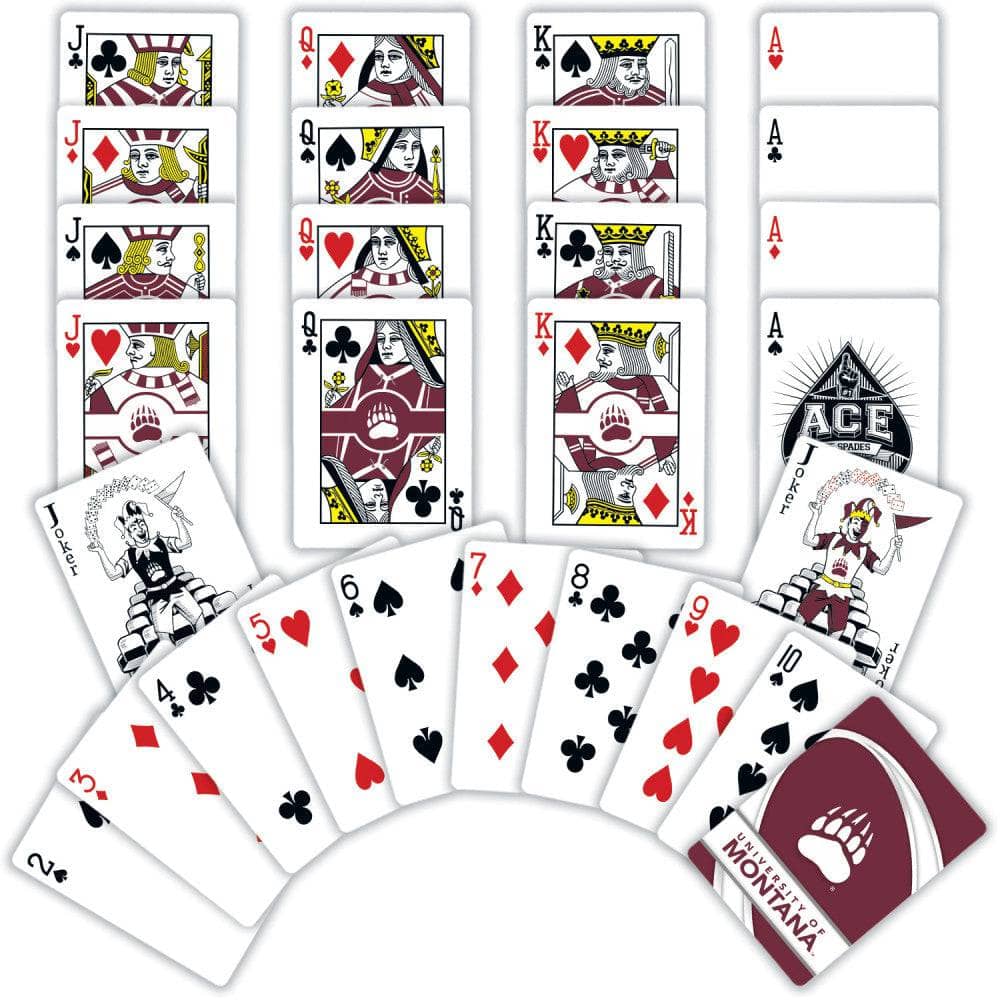 Montana Grizzlies Playing Cards - 54 Card Deck - Image 2