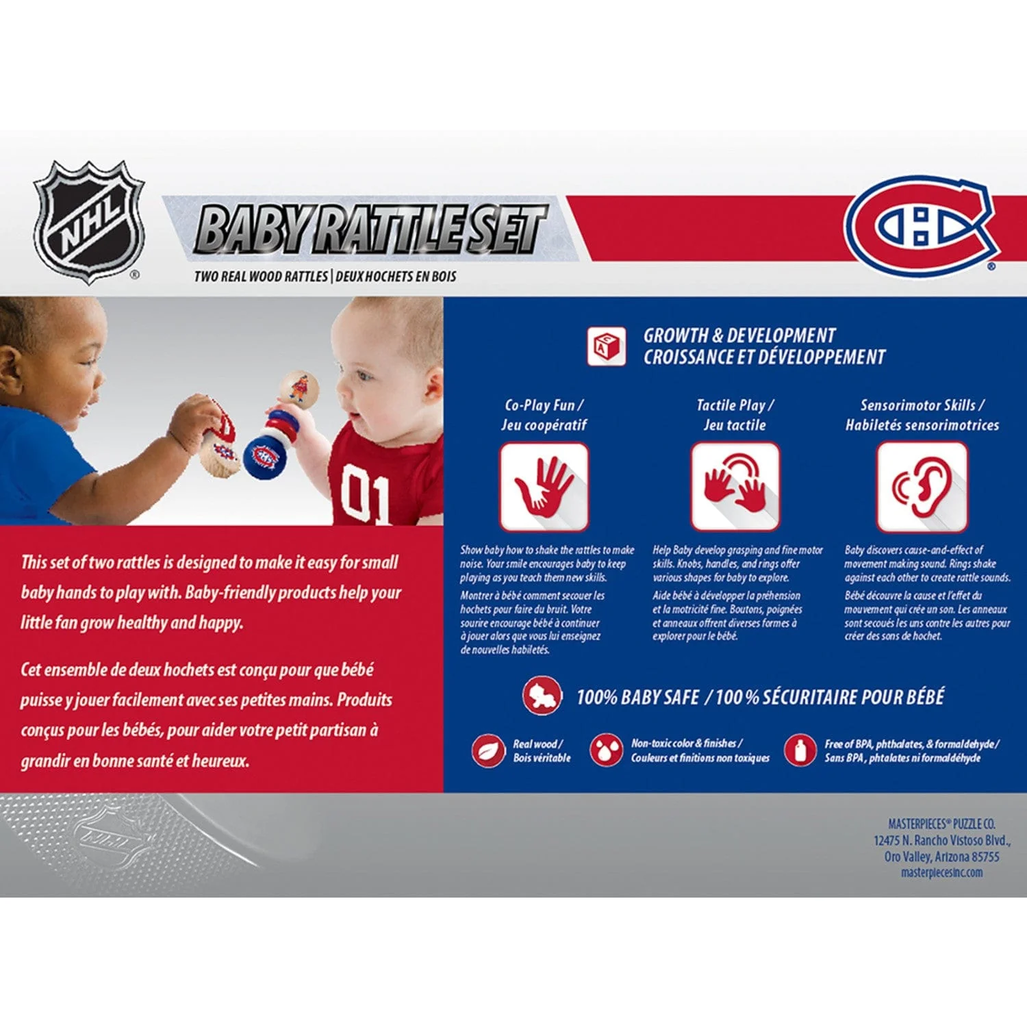 Montreal Canadiens - Baby Rattles 2-Pack - Image 3