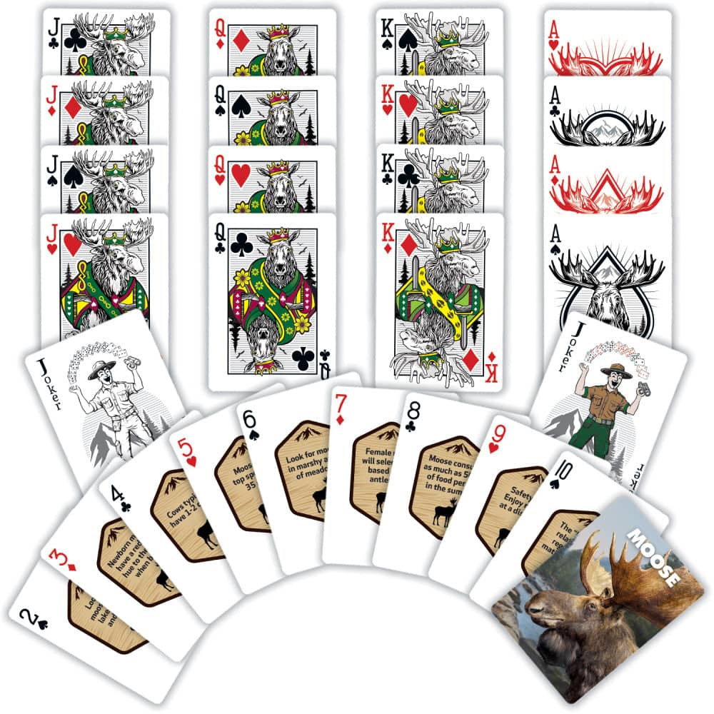 Moose Playing Cards - 54 Card Deck - Image 2
