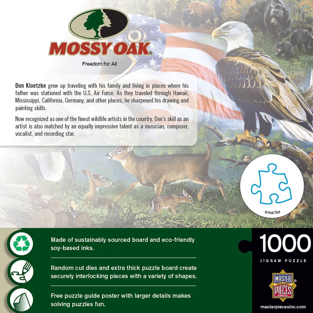 Mossy Oak - Freedom for All 1000 Piece Jigsaw Puzzle - Image 3