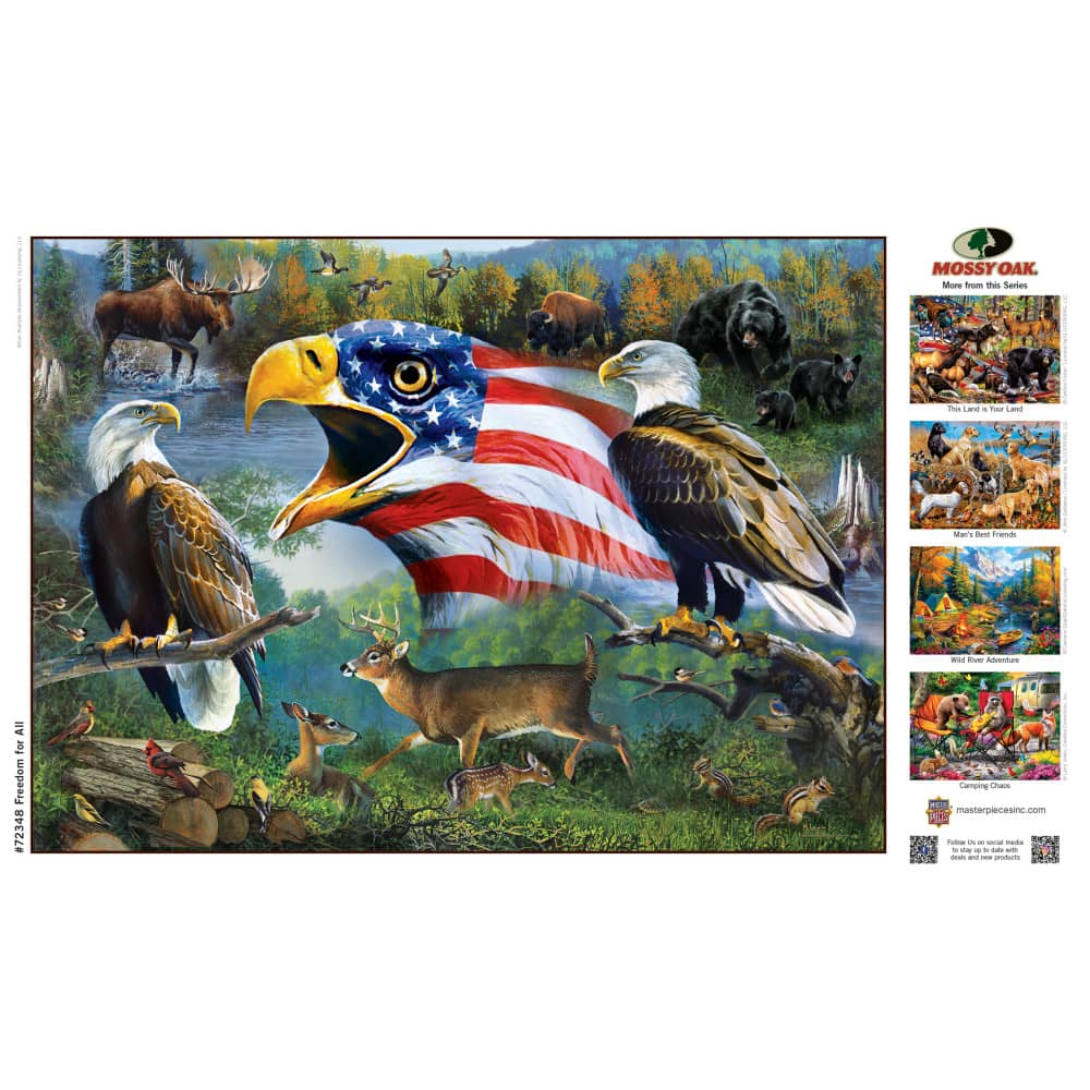 Mossy Oak - Freedom for All 1000 Piece Jigsaw Puzzle - Image 4