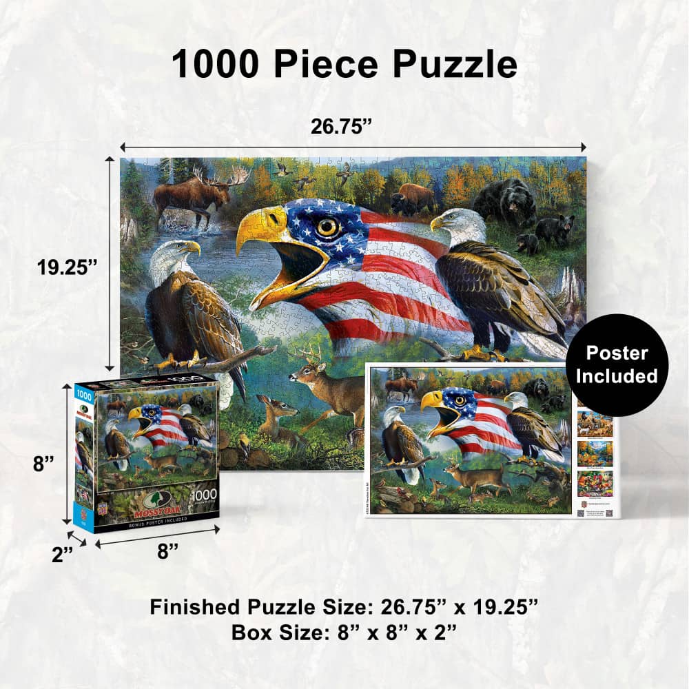 Mossy Oak - Freedom for All 1000 Piece Jigsaw Puzzle - Image 5
