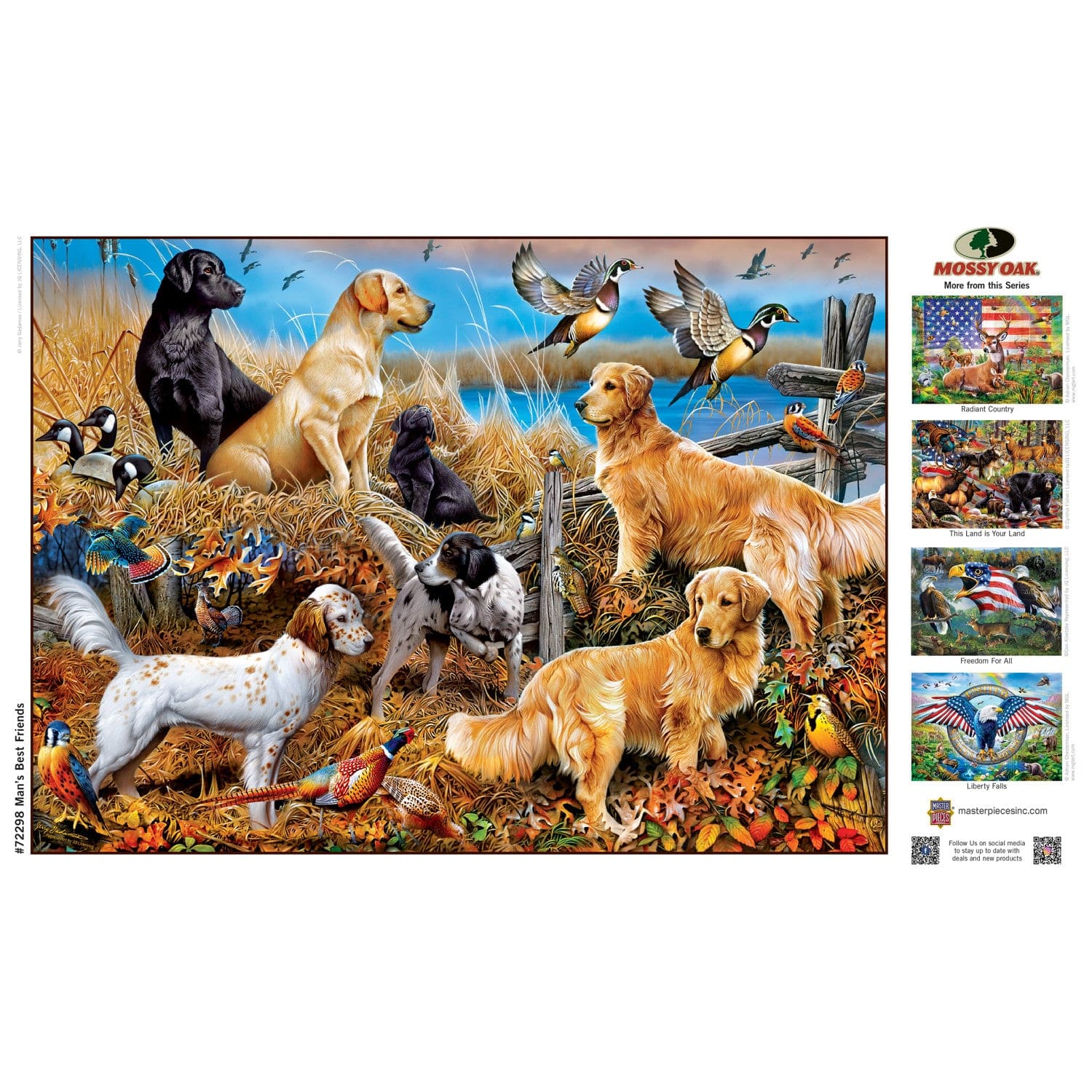 Mossy Oak - Man's Best Friend 1000 Piece Jigsaw Puzzle - Image 4