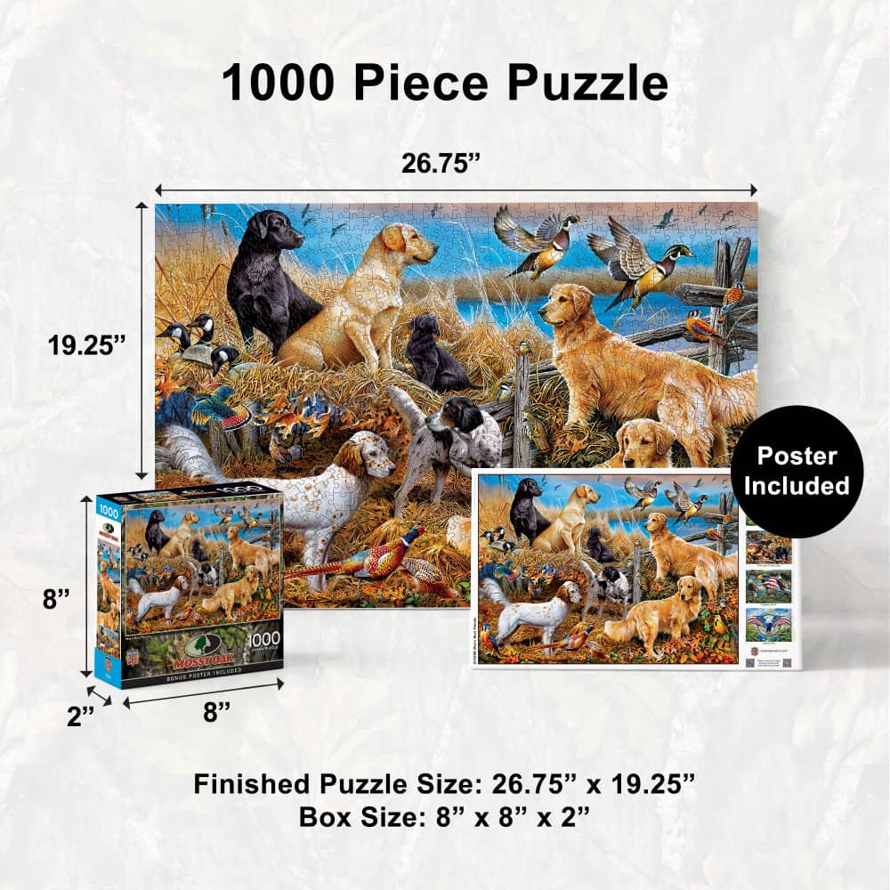 Mossy Oak - Man's Best Friend 1000 Piece Jigsaw Puzzle - Image 5