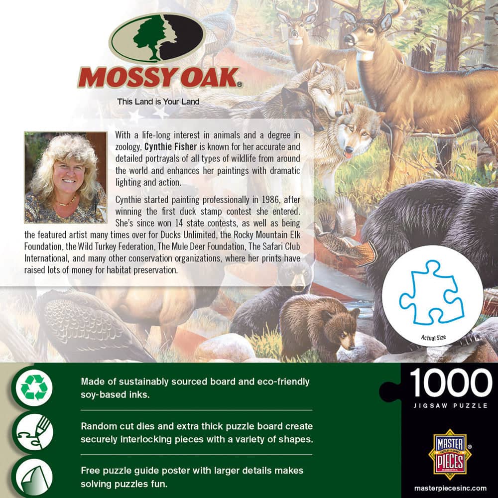 Mossy Oak - This Land is Your Land 1000 Piece Jigsaw Puzzle - Image 3