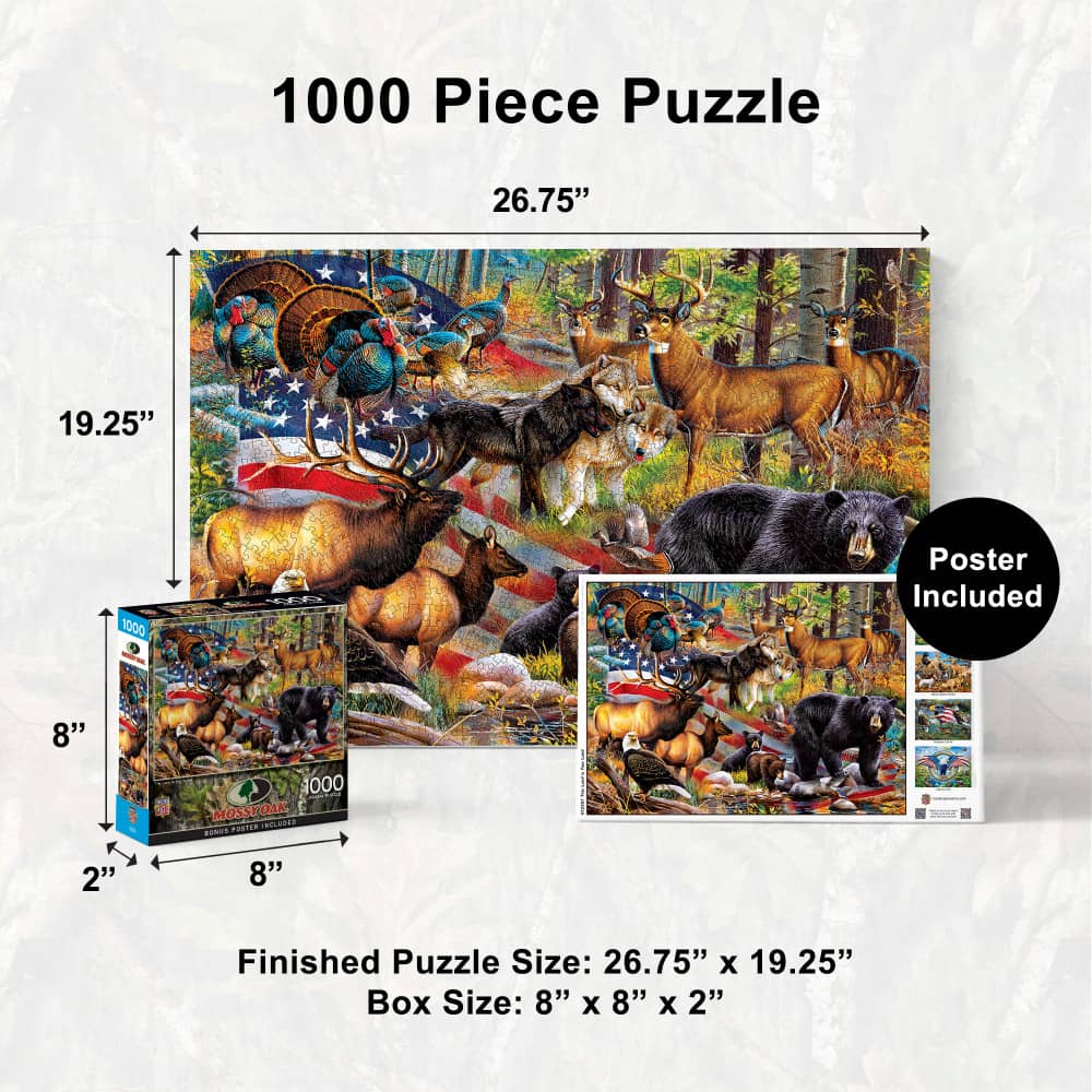 Mossy Oak - This Land is Your Land 1000 Piece Jigsaw Puzzle - Image 5
