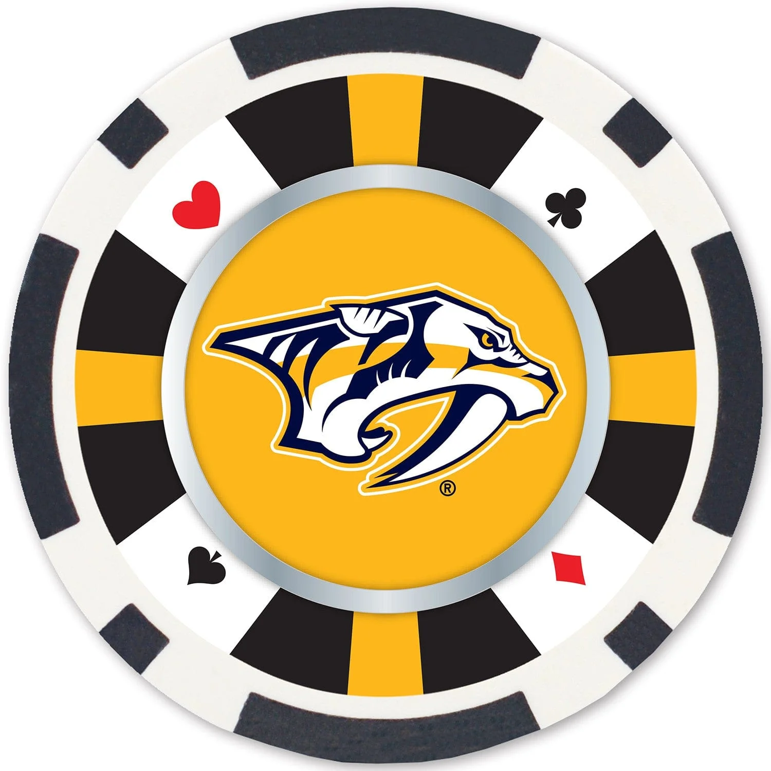 Nashville Predators 100 Piece Poker Chips - Image 2