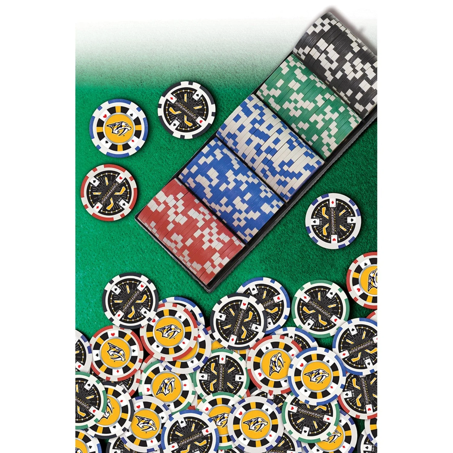 Nashville Predators 100 Piece Poker Chips - Image 5