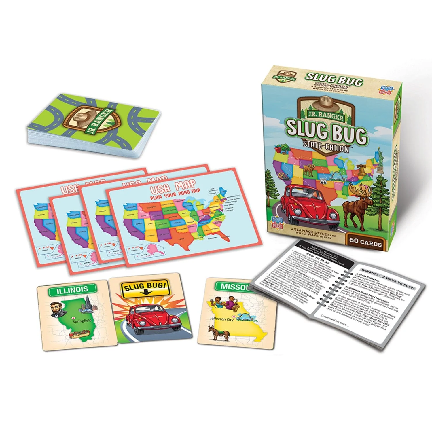 Jr. Ranger Slug Bug State-cation Card Game - Image 2