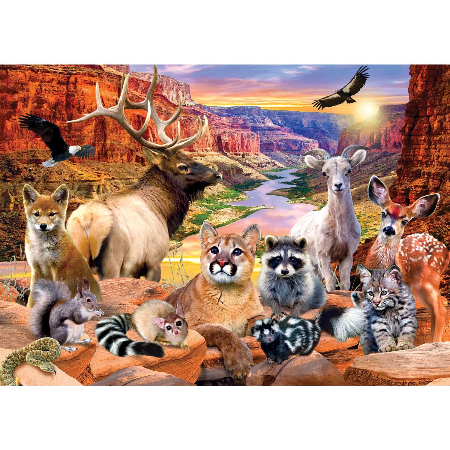 Grand Canyon National Park 500 Piece Jigsaw Puzzle - Image 2