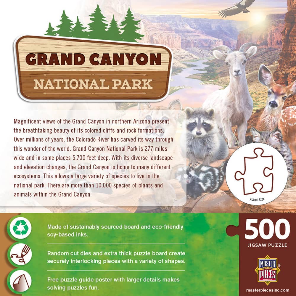 Grand Canyon National Park 500 Piece Jigsaw Puzzle - Image 3