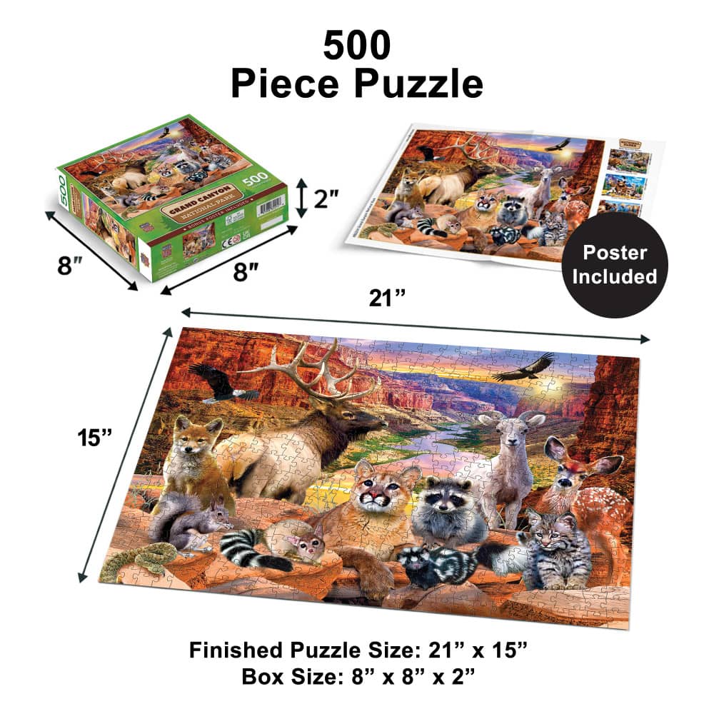 Grand Canyon National Park 500 Piece Jigsaw Puzzle - Image 5