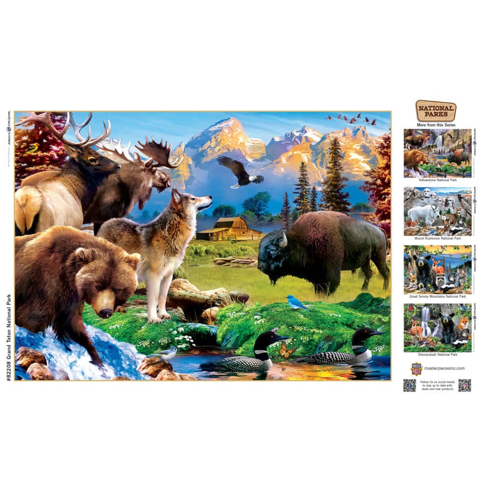 Grand Teton National Park 500 Piece Jigsaw Puzzle - Image 4