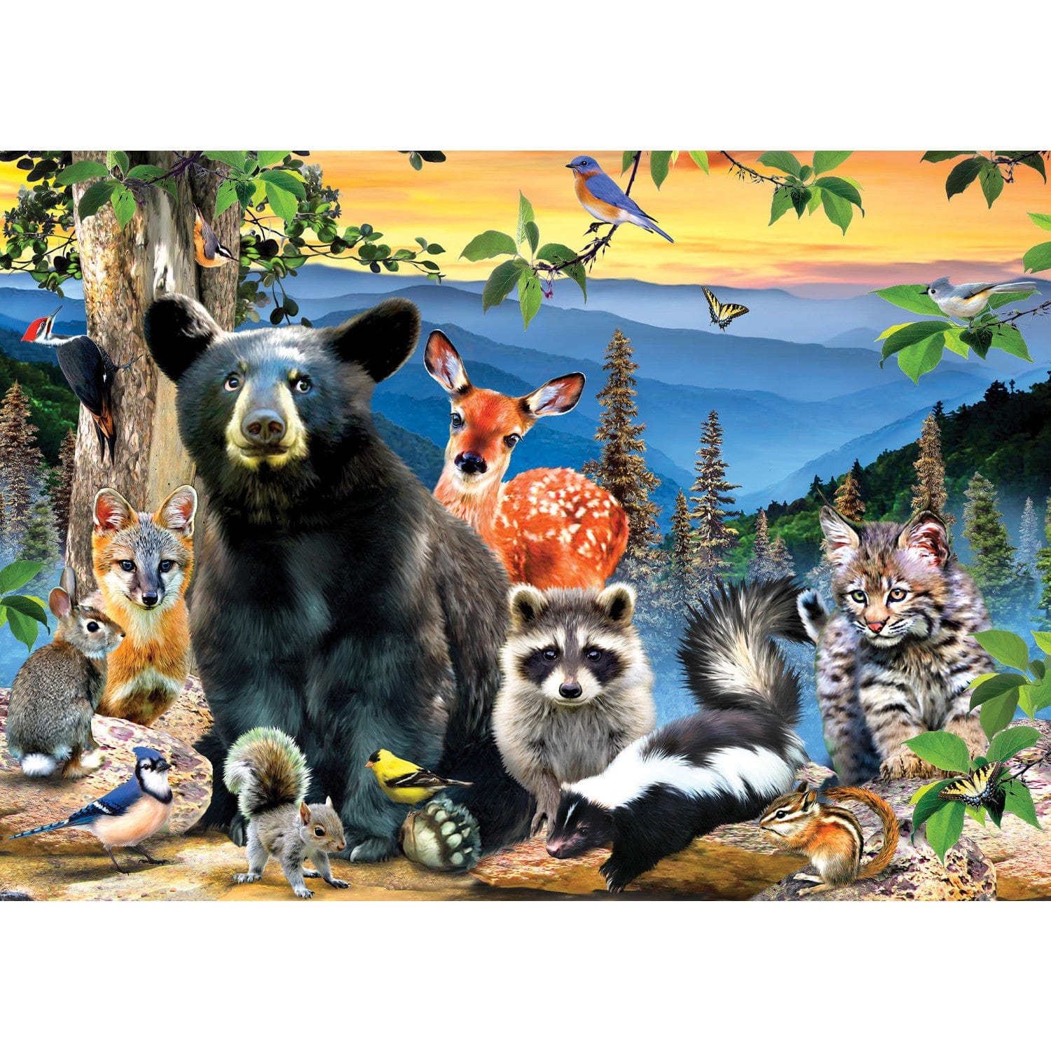 Great Smoky Mountains National Park 500 Piece Jigsaw Puzzle - Image 2