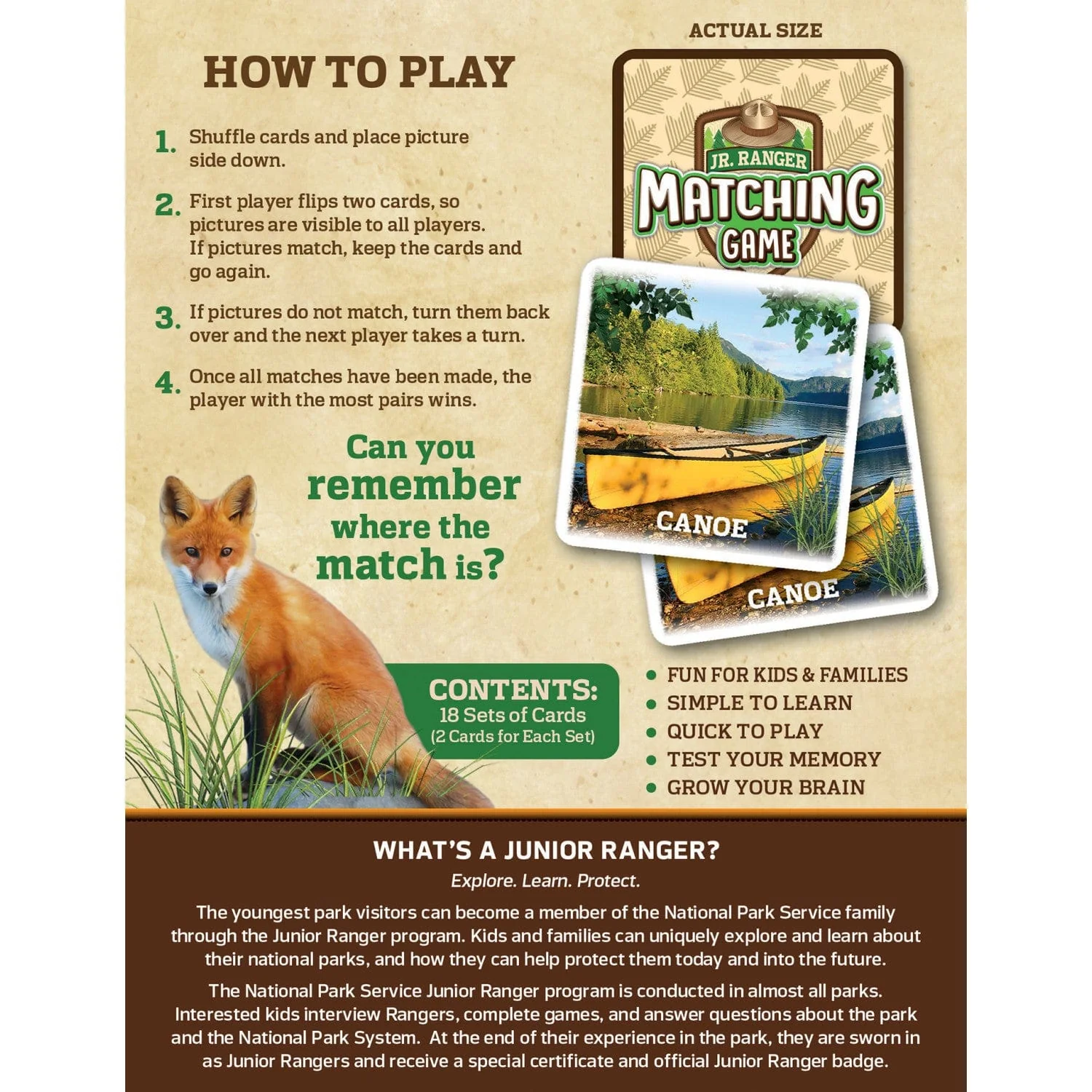 Jr. Ranger Matching Game - Image 3