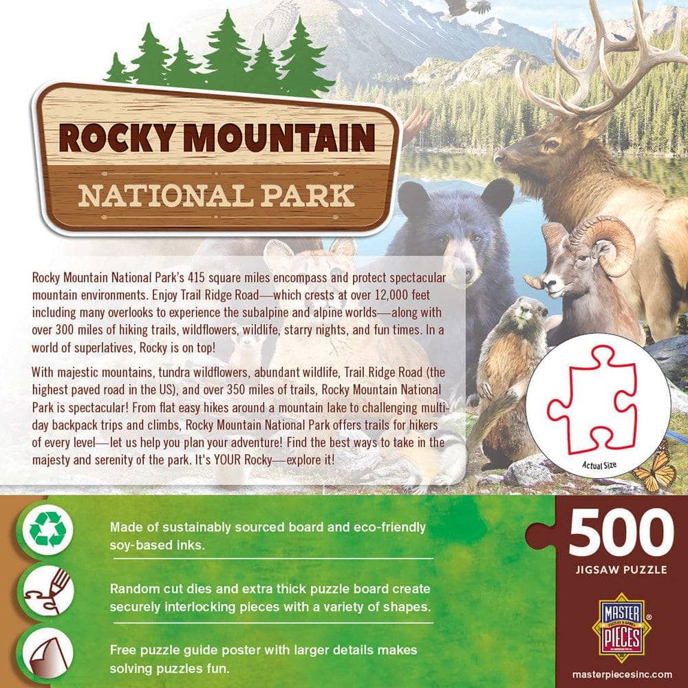 Rocky Mountain National Park 500 Piece Jigsaw Puzzle - Image 3
