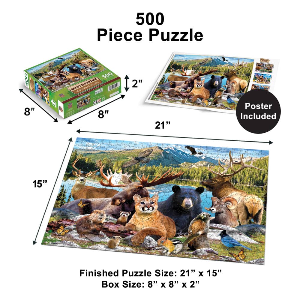 Rocky Mountain National Park 500 Piece Jigsaw Puzzle - Image 5
