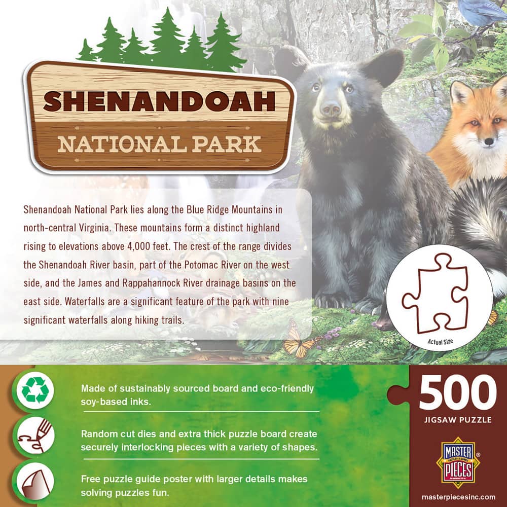 Shenandoah National Park 500 Piece Jigsaw Puzzle - Image 3