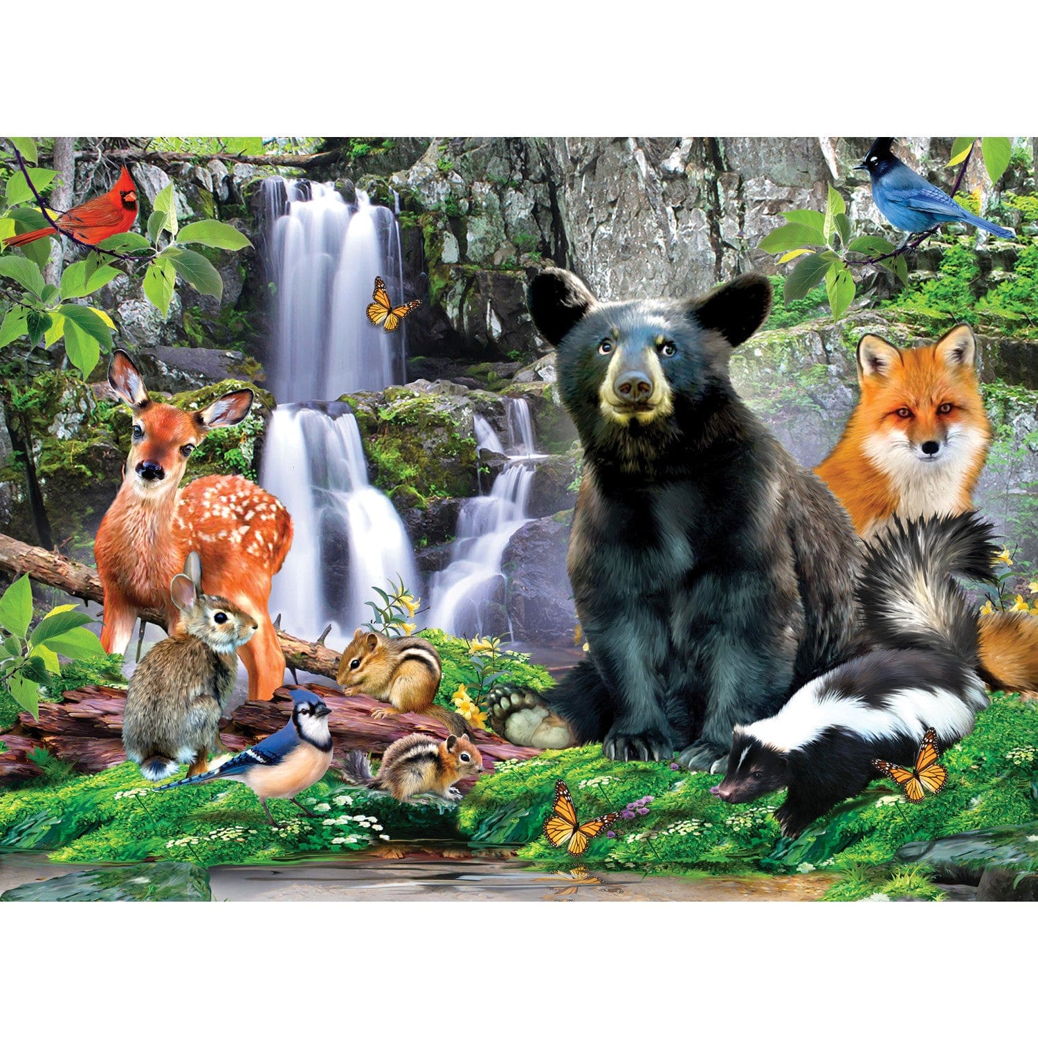 Wildlife of Shenandoah National Park - 100 Piece Jigsaw Puzzle - Image 2