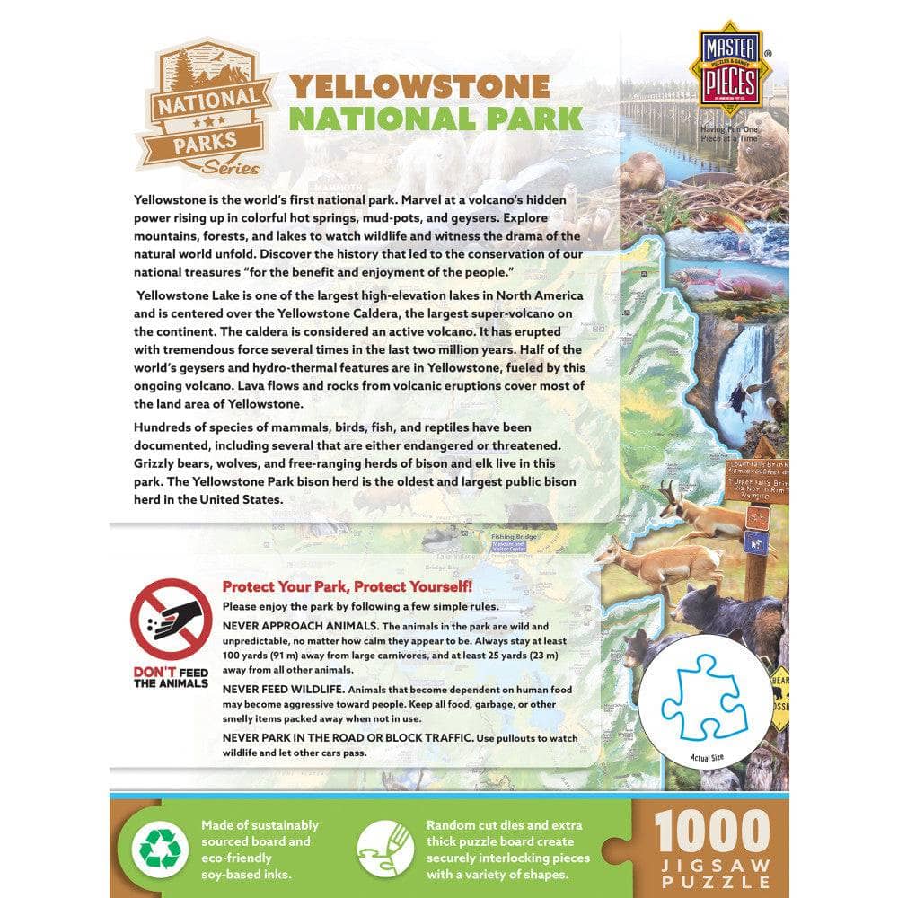 Yellowstone National Park 1000 Piece Jigsaw Puzzle - Image 3