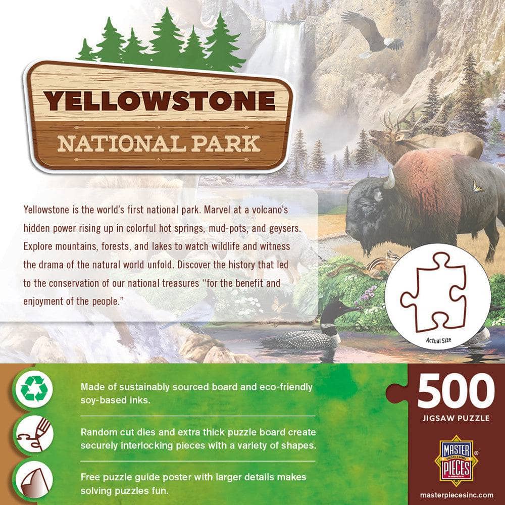 Yellowstone National Park 500 Piece Jigsaw Puzzle - Image 3