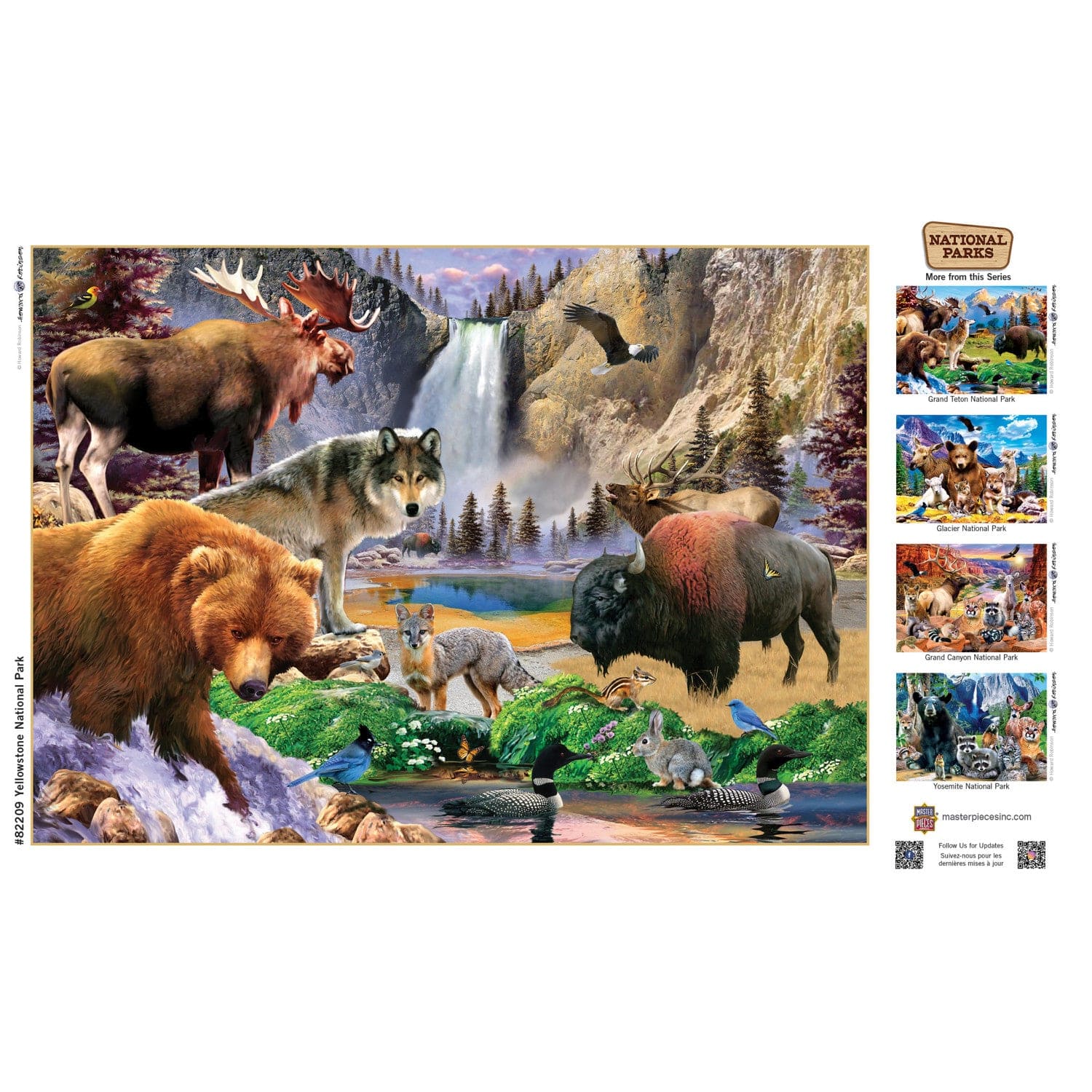 Yellowstone National Park 500 Piece Jigsaw Puzzle - Image 4