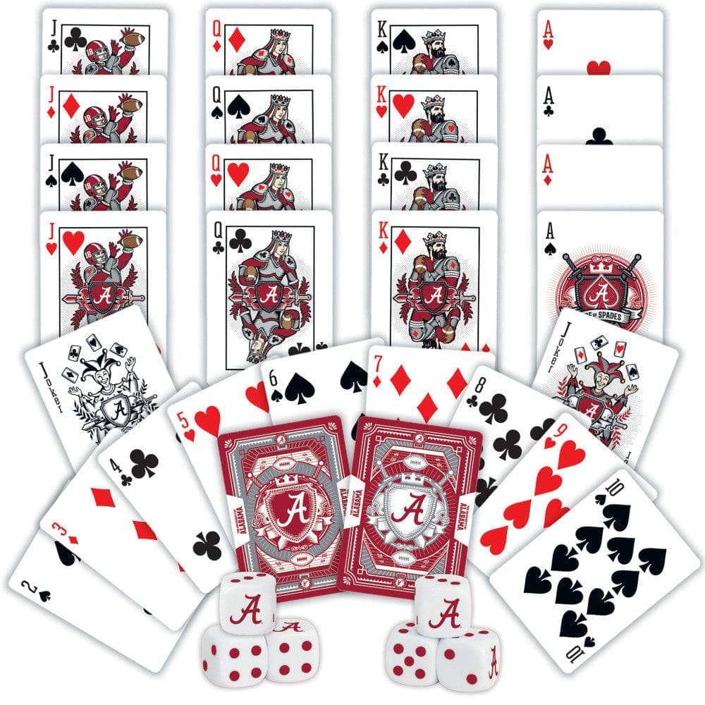Alabama Crimson Tide - 2-Pack Playing Cards & Dice Set - Image 2