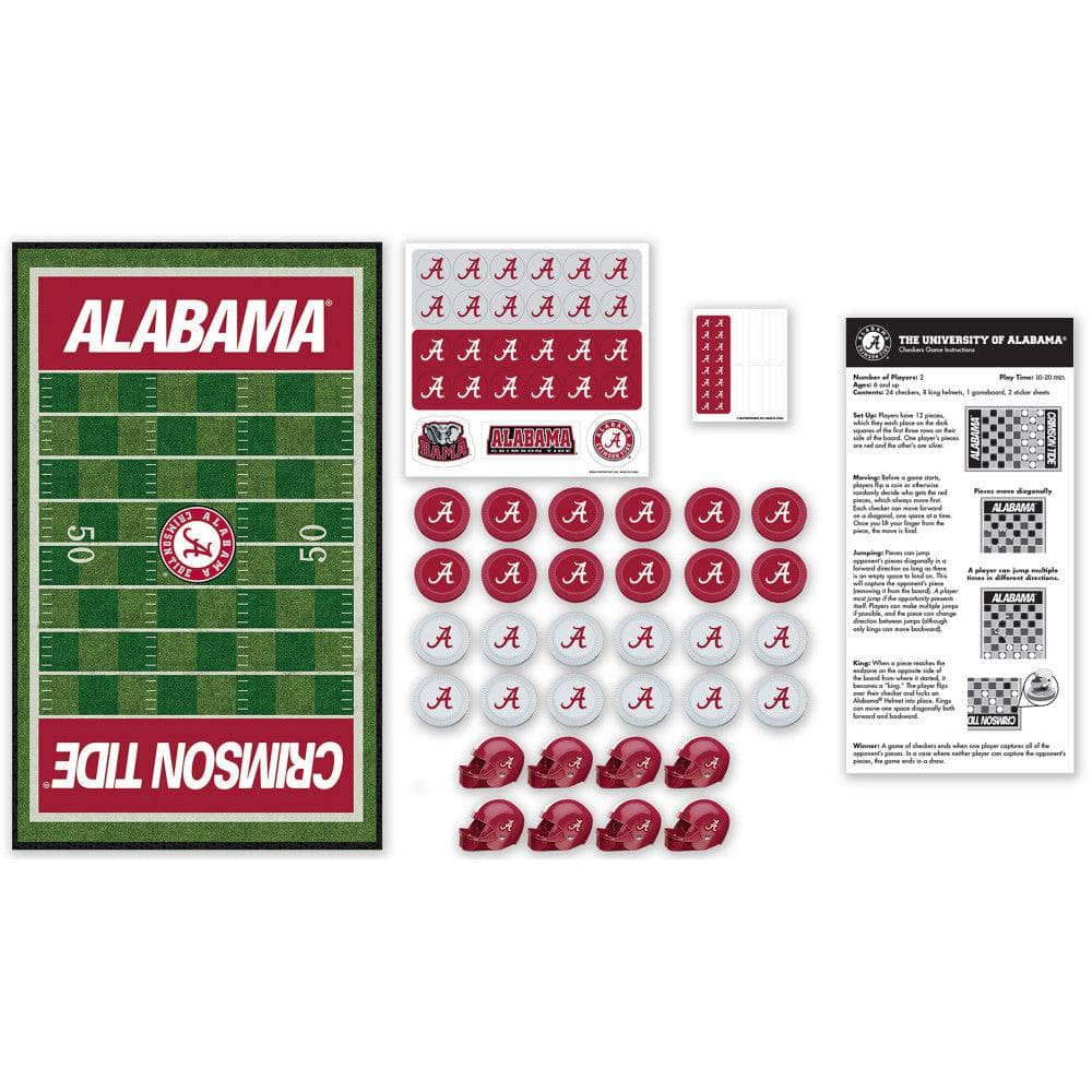 Alabama Crimson Tide Checkers Board Game - Image 2