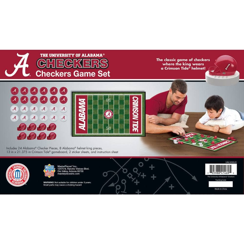 Alabama Crimson Tide Checkers Board Game - Image 3