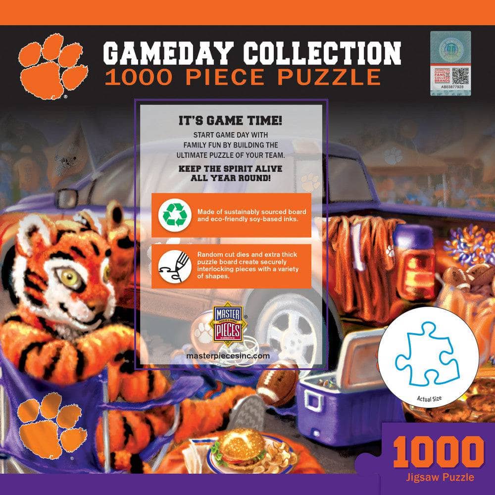 Clemson Tigers - Gameday 1000 Piece Jigsaw Puzzle - Image 3