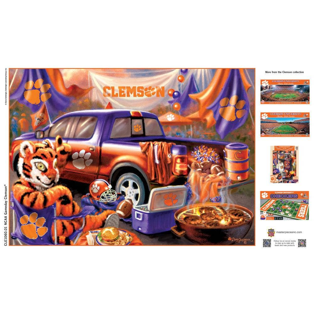 Clemson Tigers - Gameday 1000 Piece Jigsaw Puzzle - Image 4