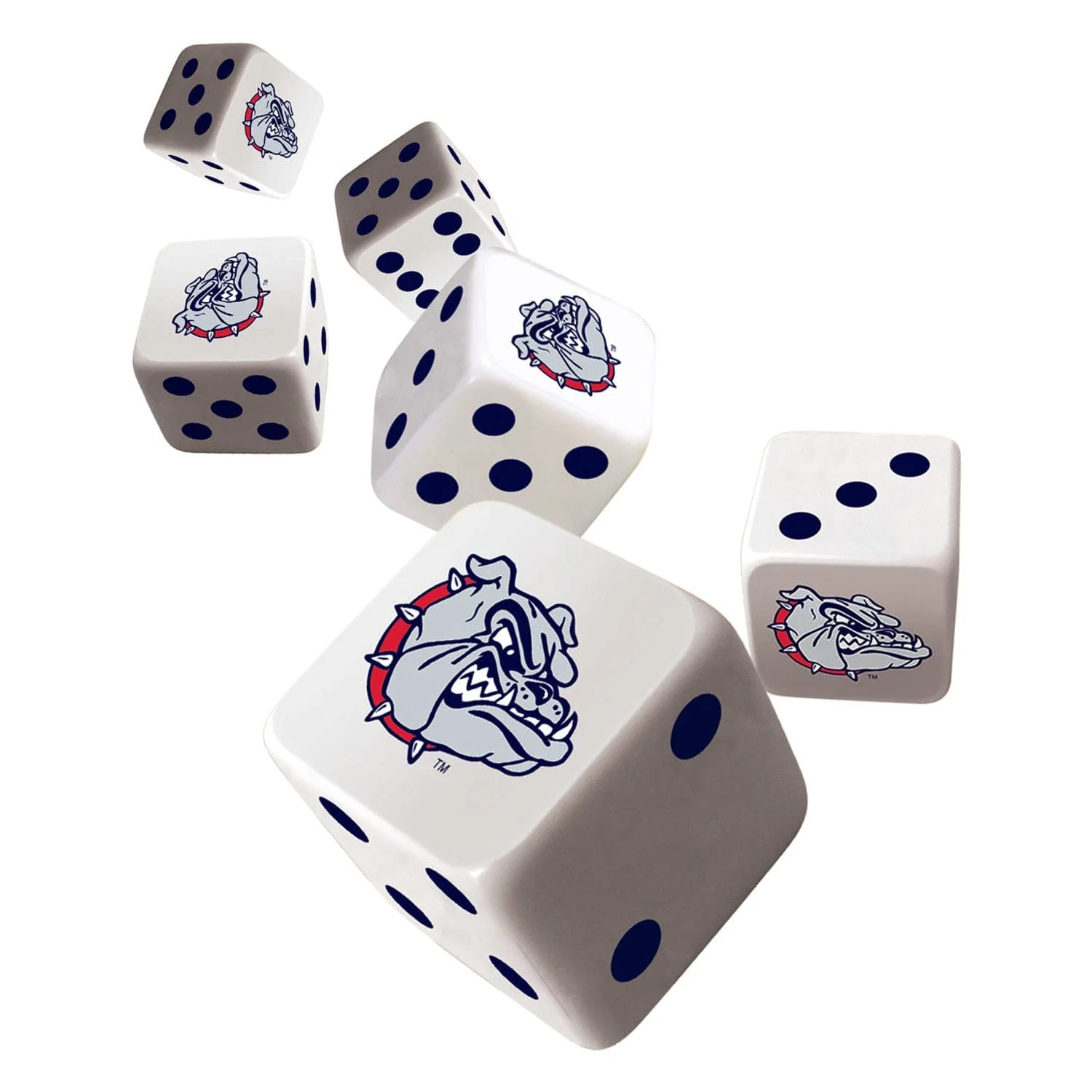 Gonzaga Bulldogs Dice Set - Image 2