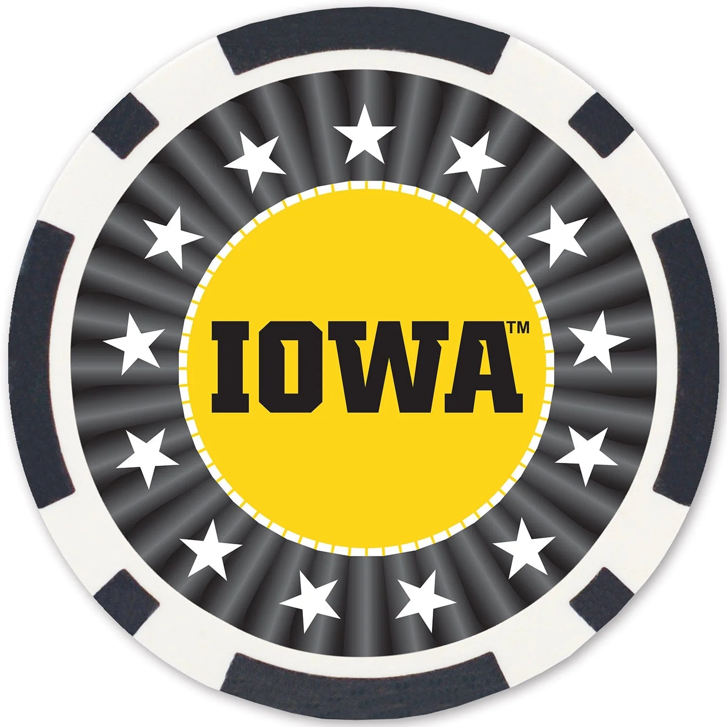 Iowa Hawkeyes 100 Piece Poker Chips - Image 3