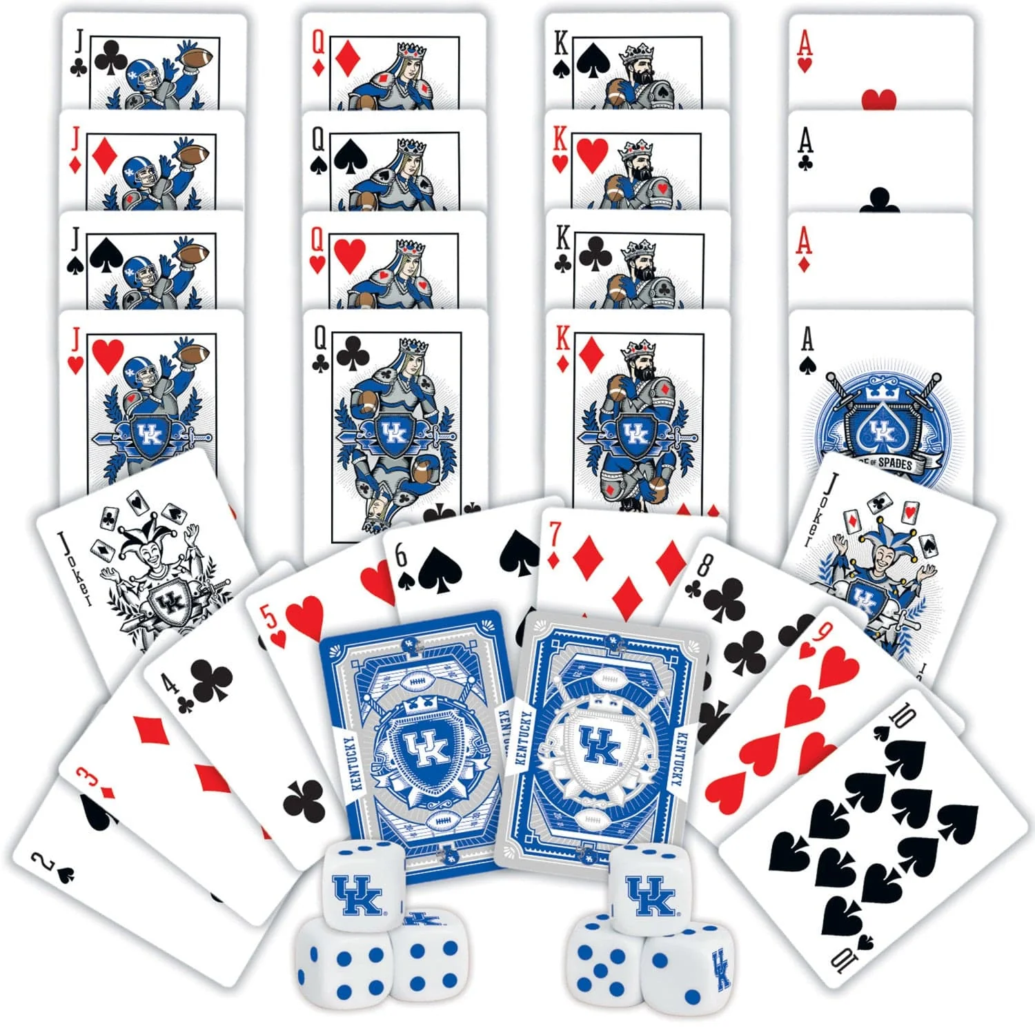 Kentucky Wildcats - 2-Pack Playing Cards & Dice Set - Image 2