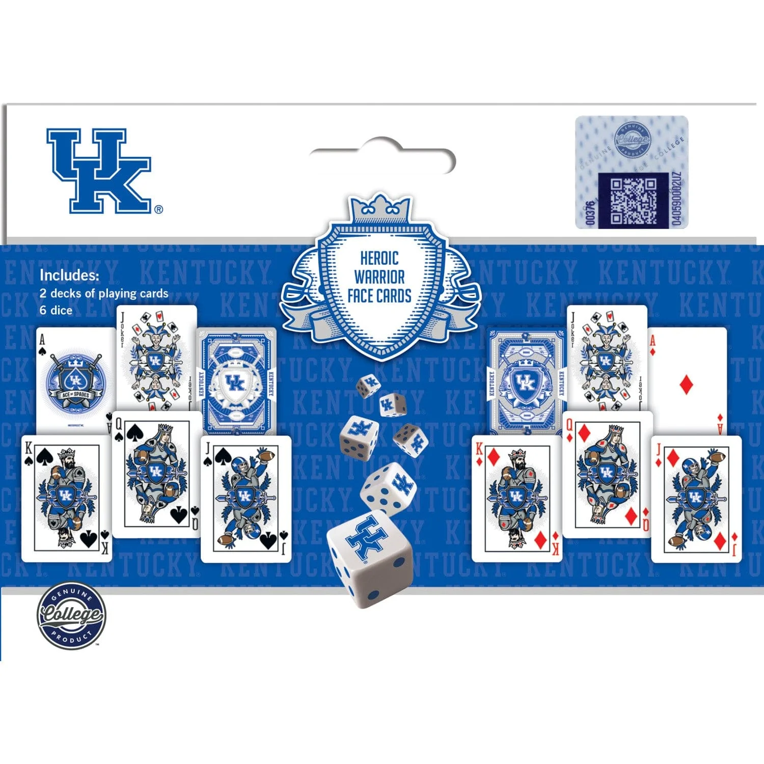Kentucky Wildcats - 2-Pack Playing Cards & Dice Set - Image 3