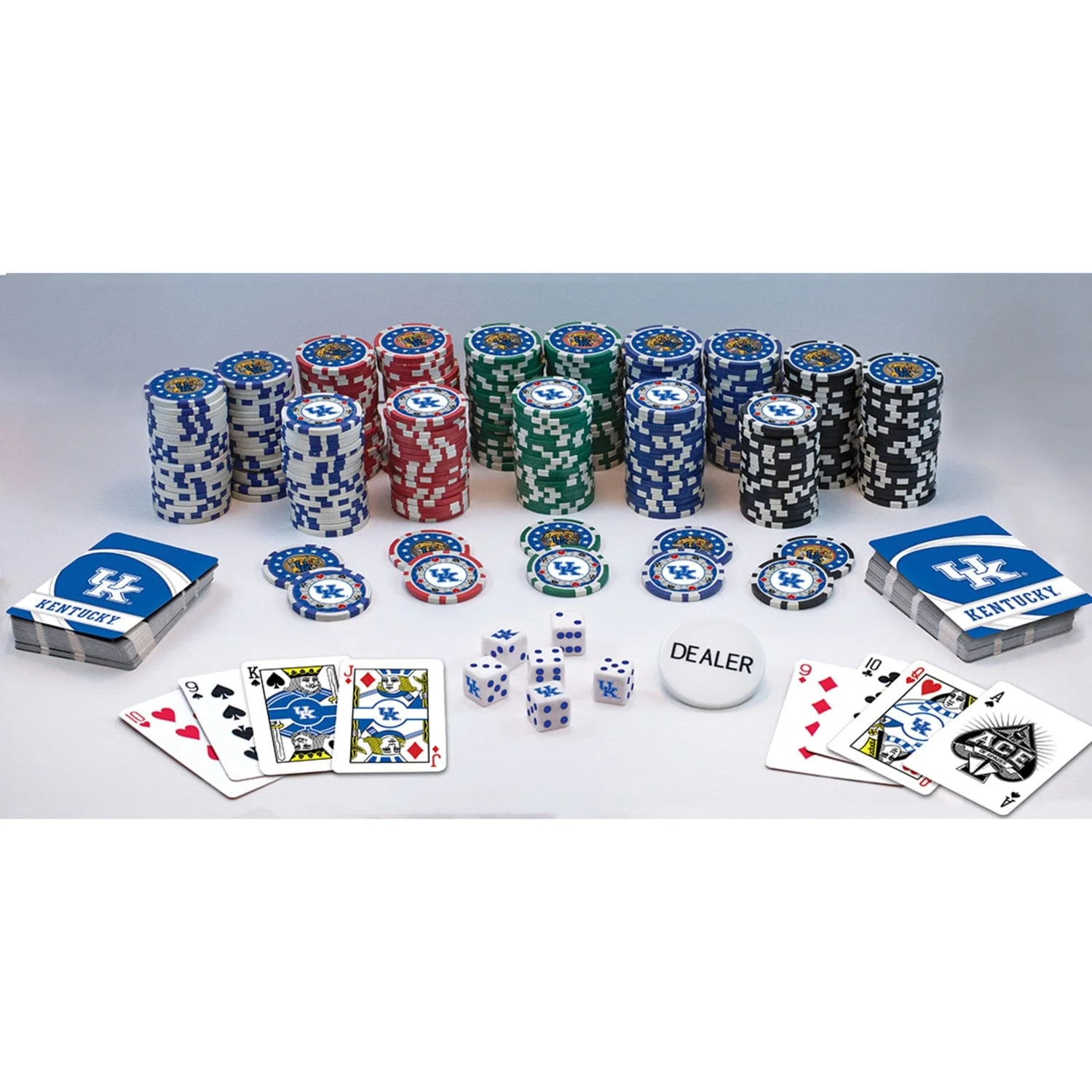 Kentucky Wildcats 300 Piece Poker Set - Image 2
