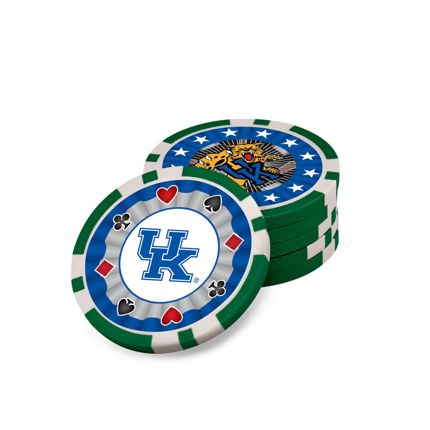 Kentucky Wildcats 300 Piece Poker Set - Image 4