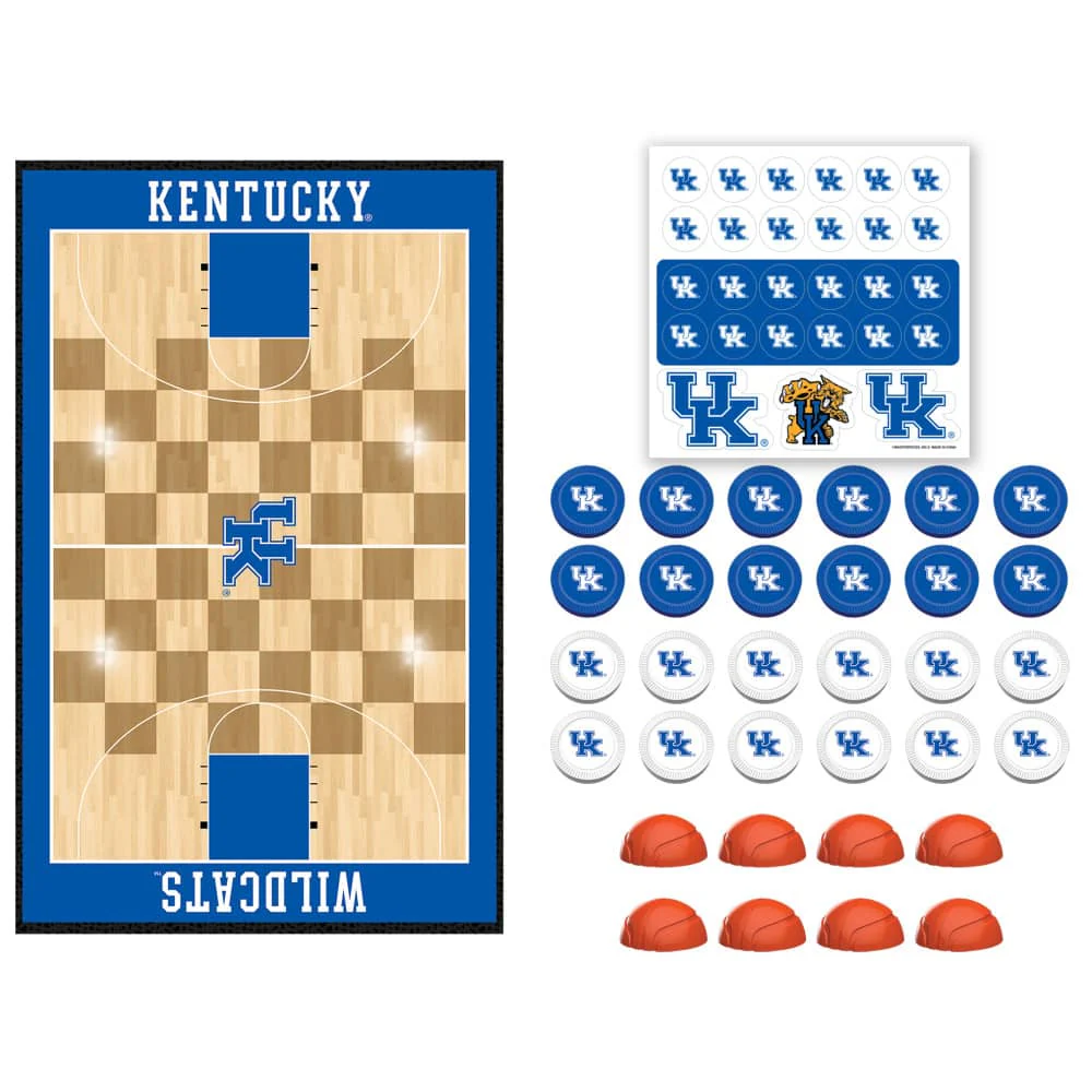 Kentucky Wildcats Checkers Board Game - Image 2